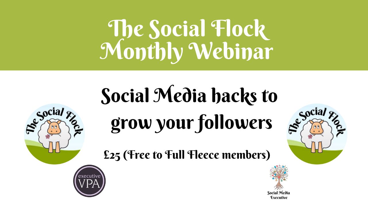 Read more about the article Hacks to grow your followers – Webinar – 9 June