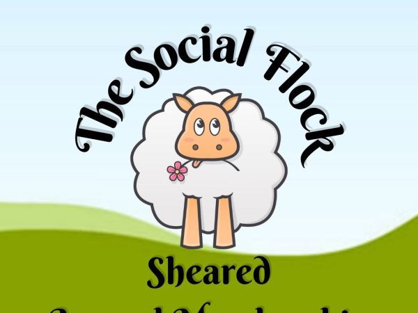 Sheared annual membership logo for The Social Flock